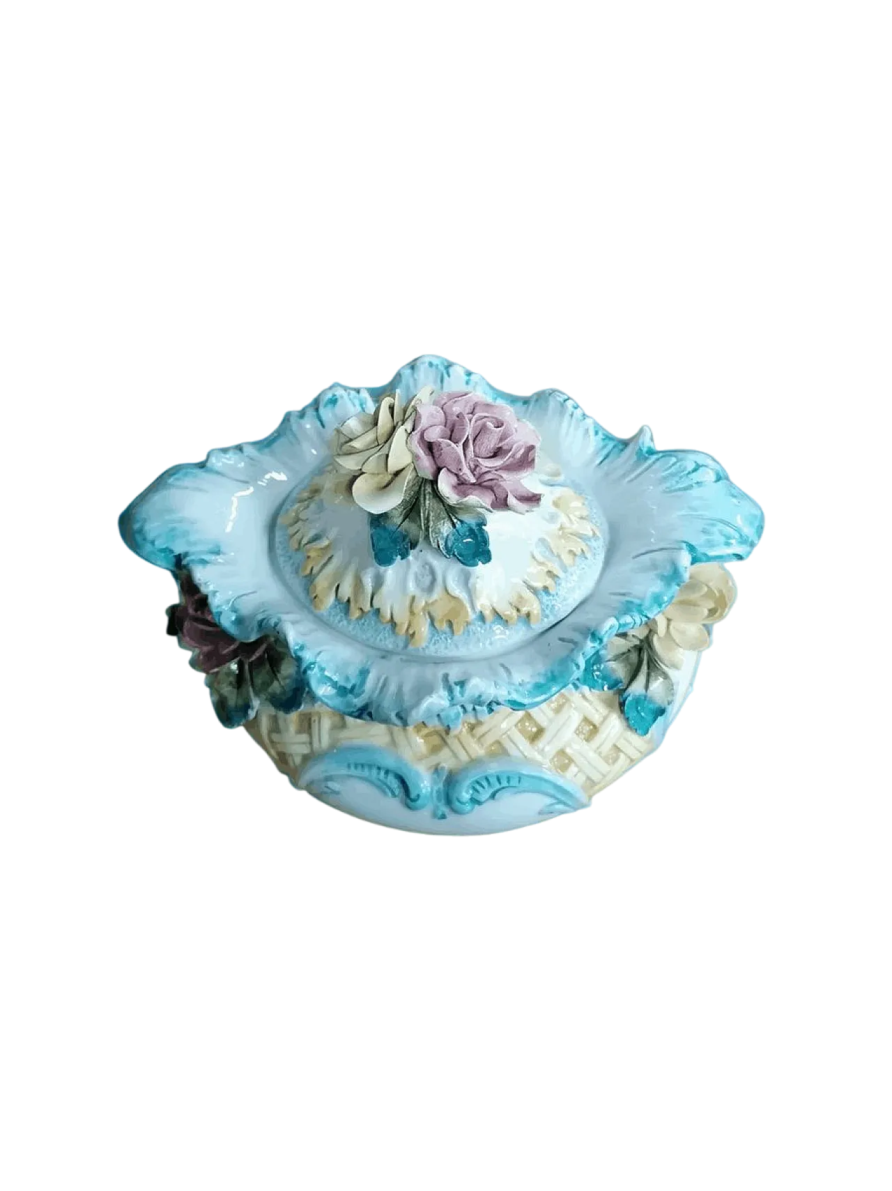 Centrotavola Bassano con rose, anni '60 9