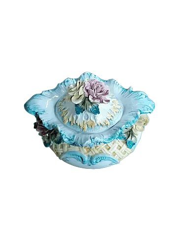 Centrotavola Bassano con rose, anni '60