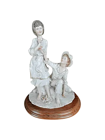 Statuetta di giovane amore di A. Belcari per Capodimonte, anni '50