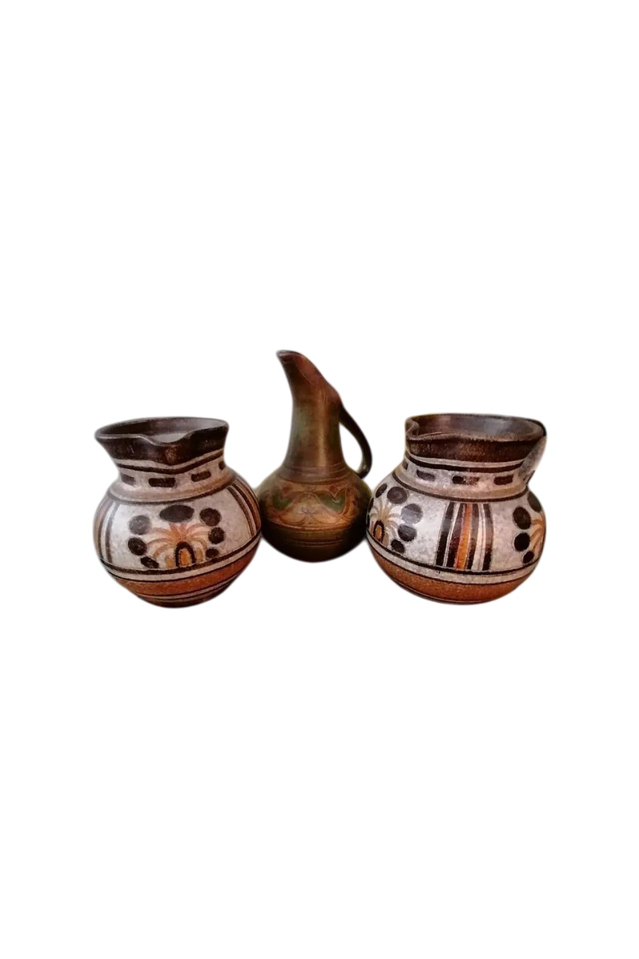 3 Brocche in ceramica di Italica Ars, anni '60 14