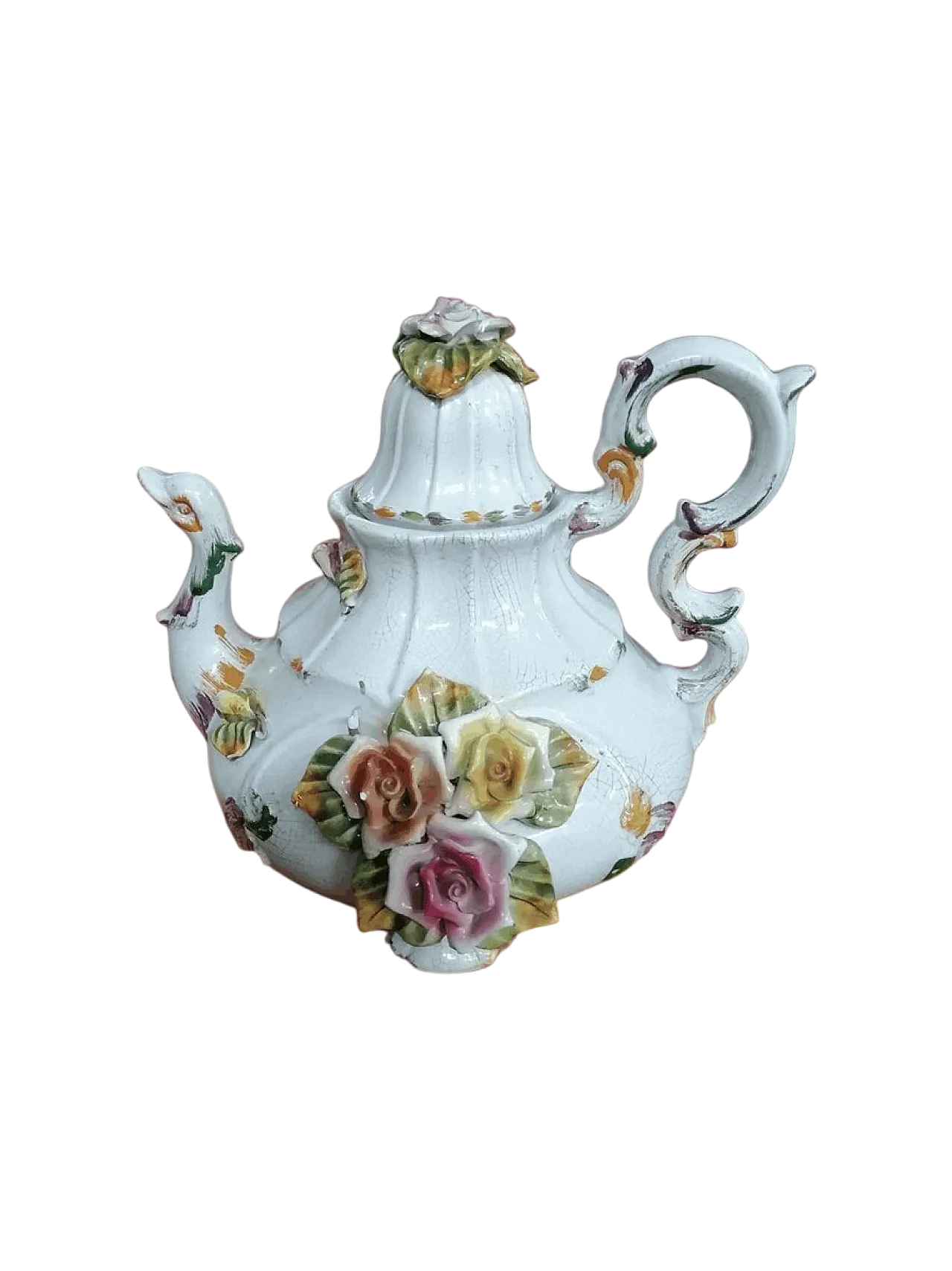 Teiera Bassano in ceramica, anni '50 9