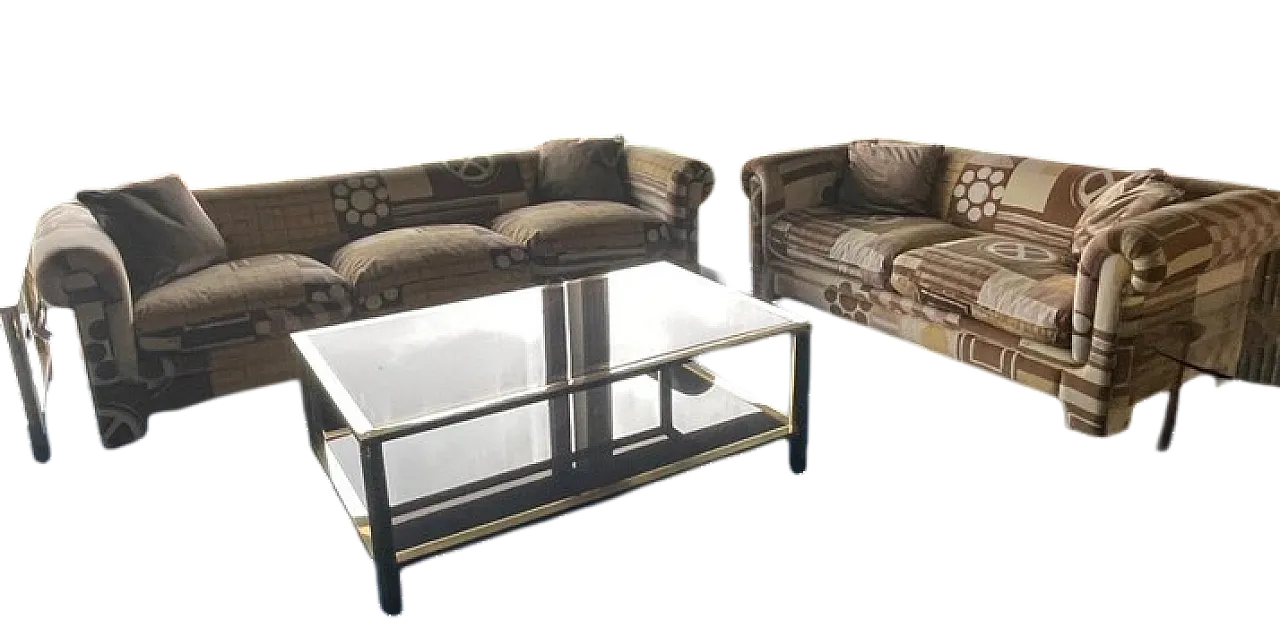 Soggiorno Vittoria di De Angelis Milano, anni '80 10