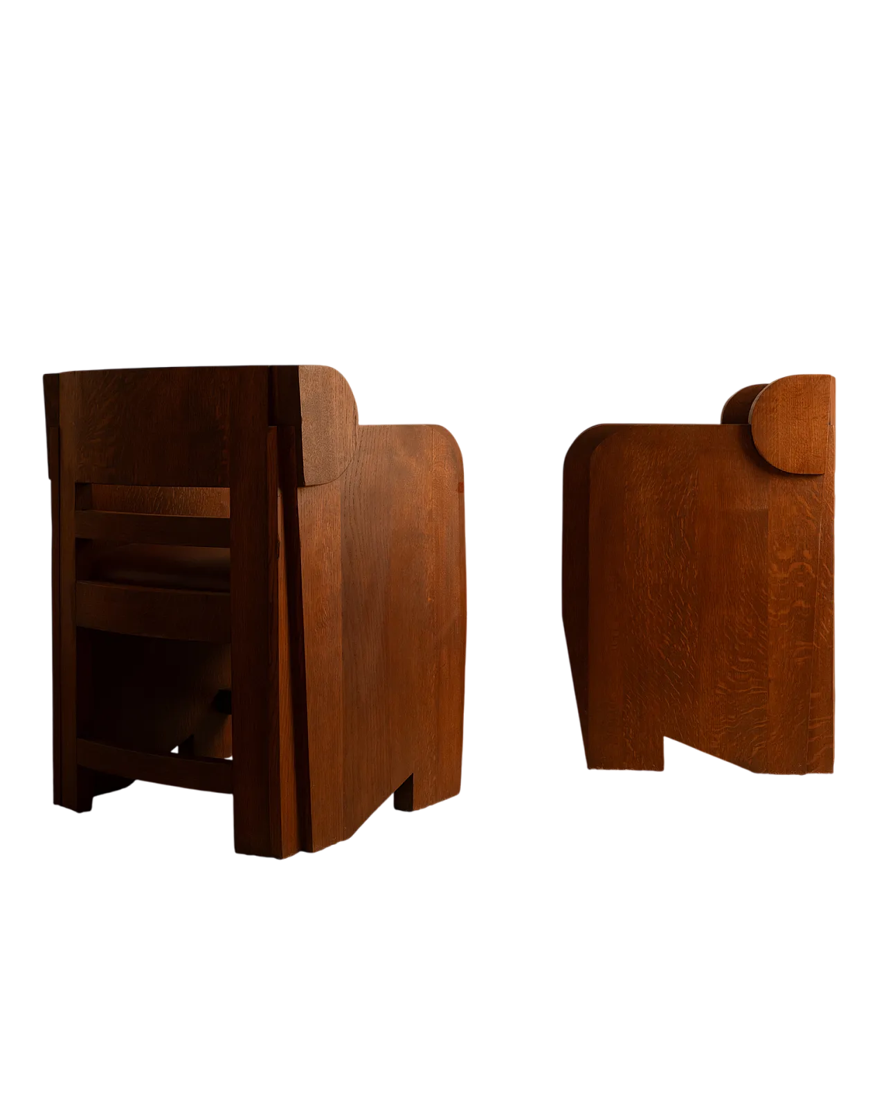Pair of Anthroposophical armchairs, 30s 9