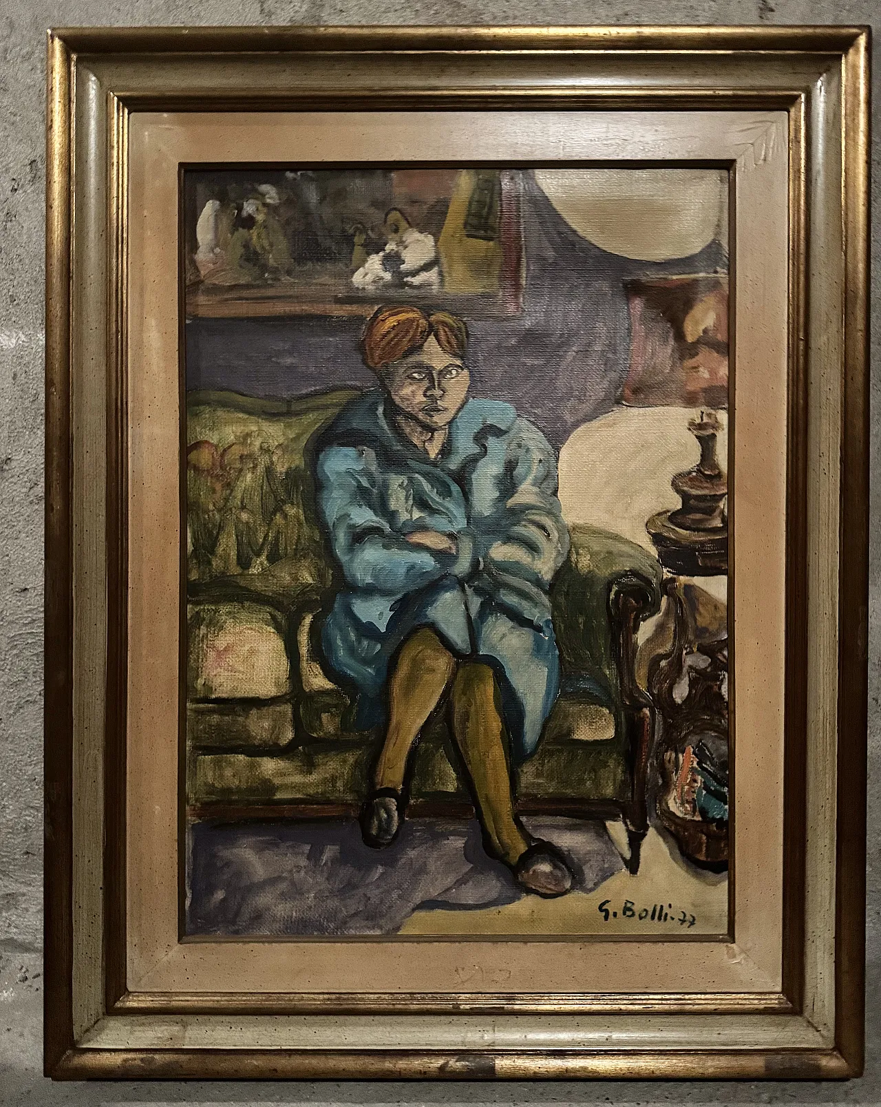 Gerolamo Bolli, oil on canvas 1977 2