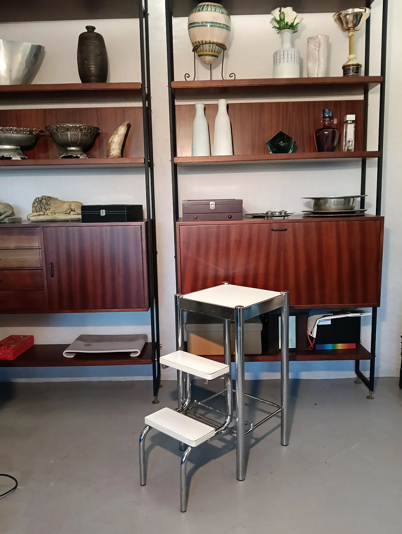 Wooden kitchen ladder, late 20th century 22