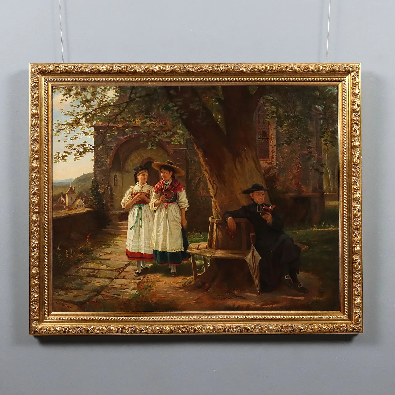 Dipinto olio su tela, '900 1