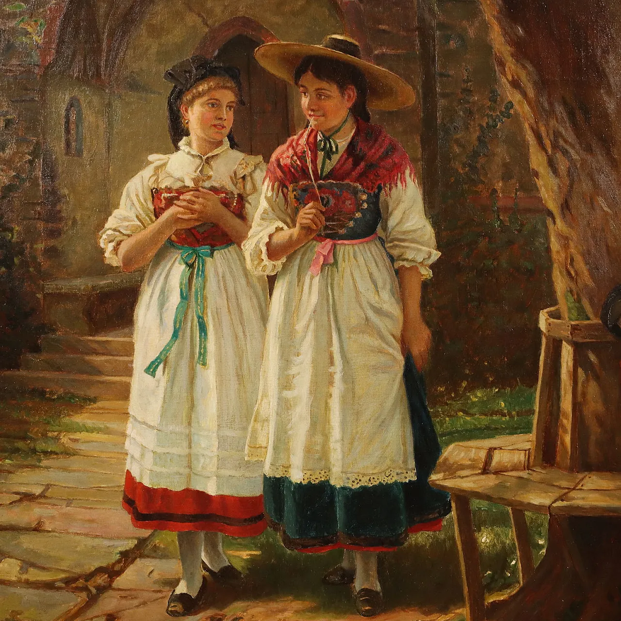 Dipinto olio su tela, '900 4