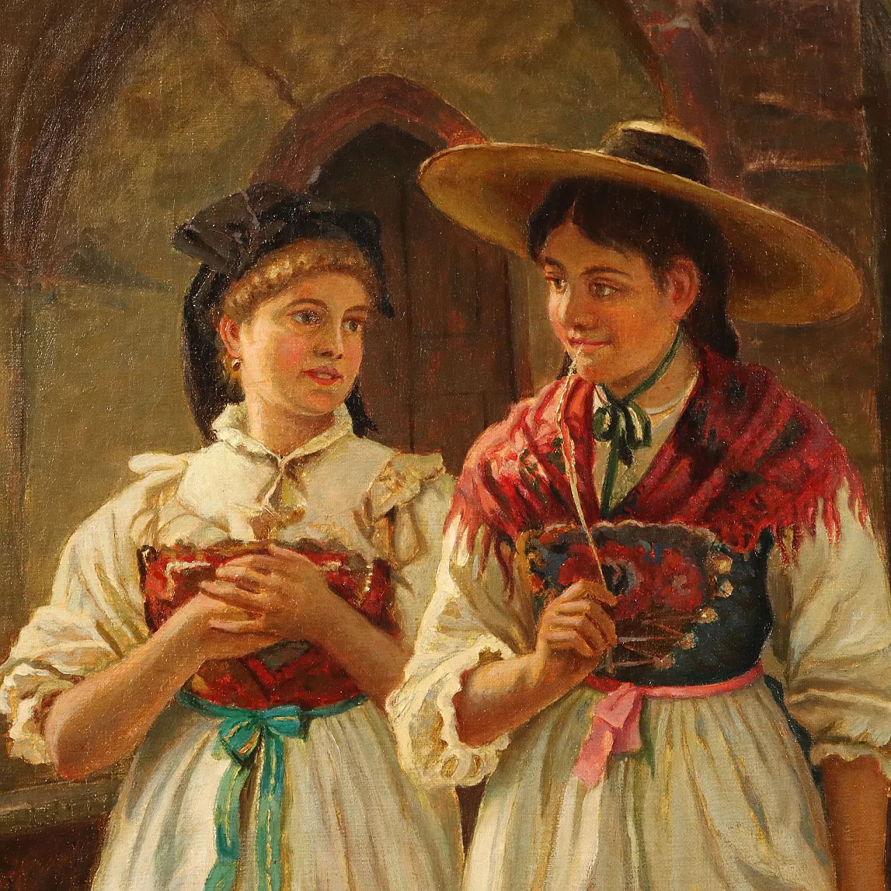 Dipinto olio su tela, '900 5