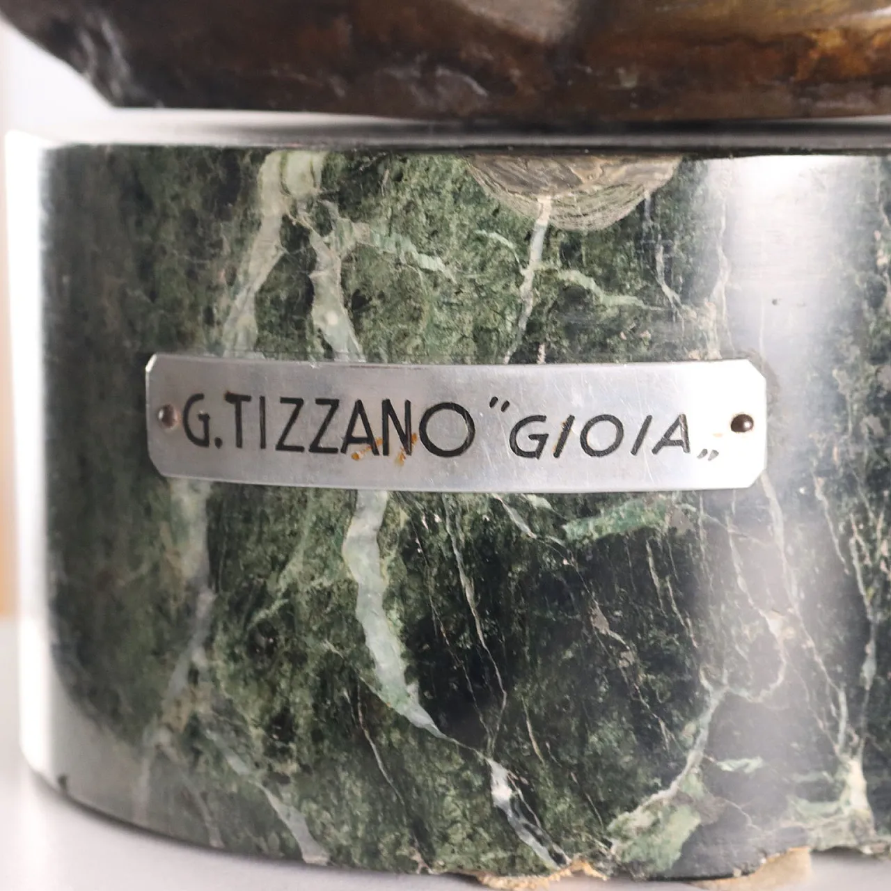 Scultura in bronzo su base in marmo, '900 6