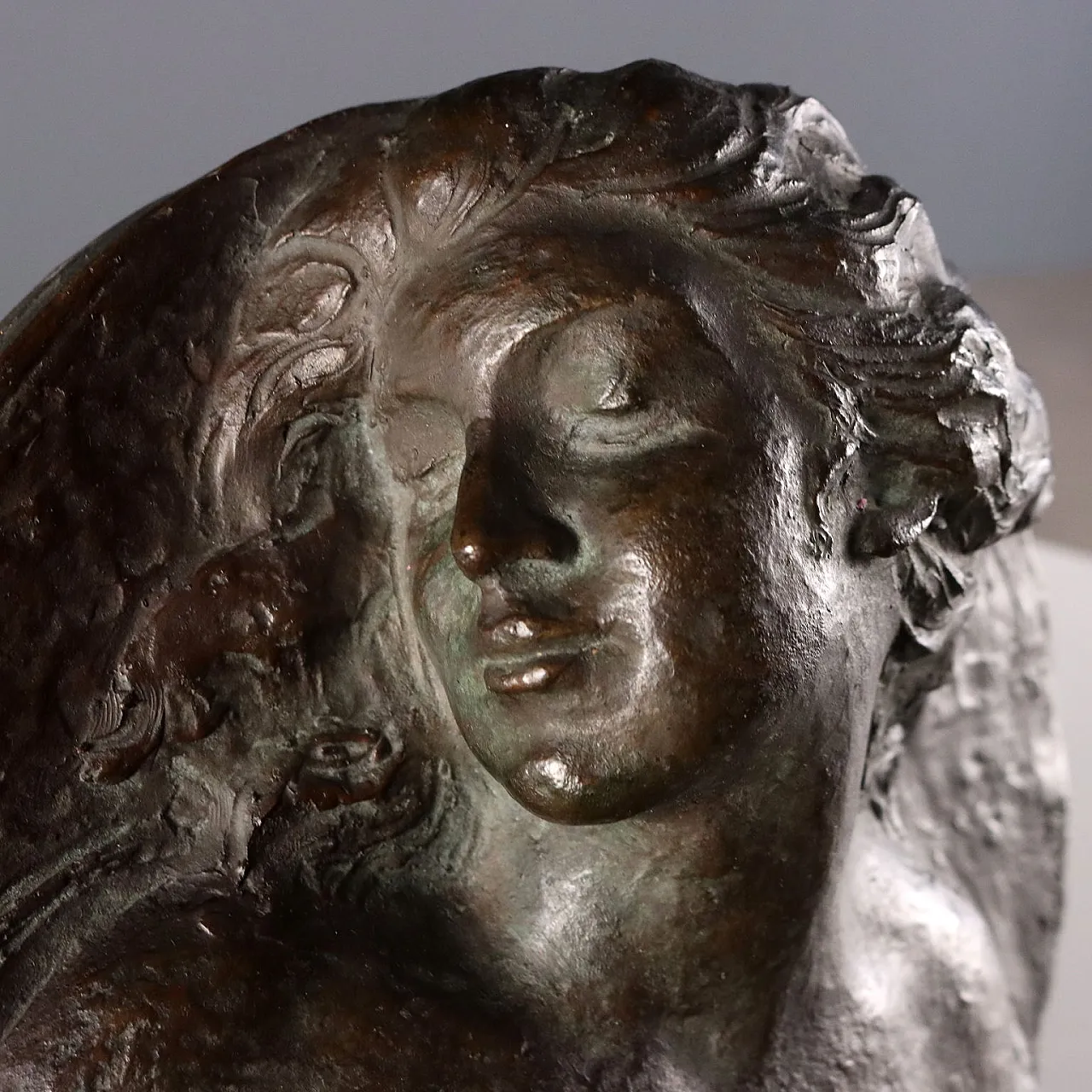 Coppia di pannelli in bronzo di G. Botta, '900 4