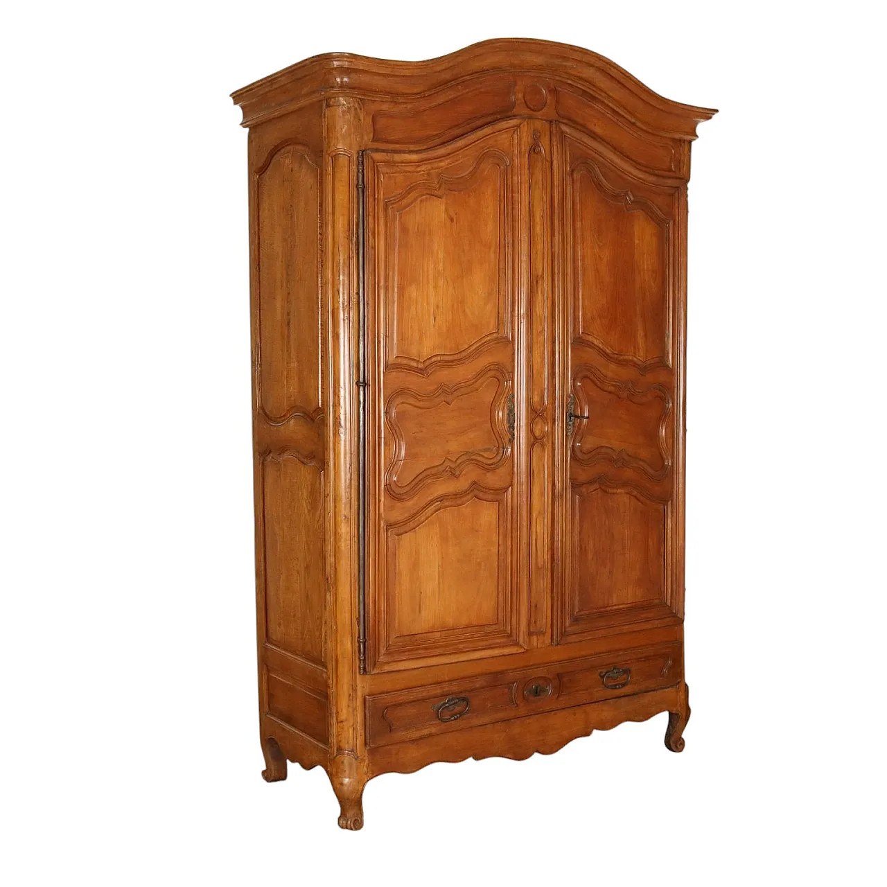 Provençal two-door cherry wardrobe, 18th century 1