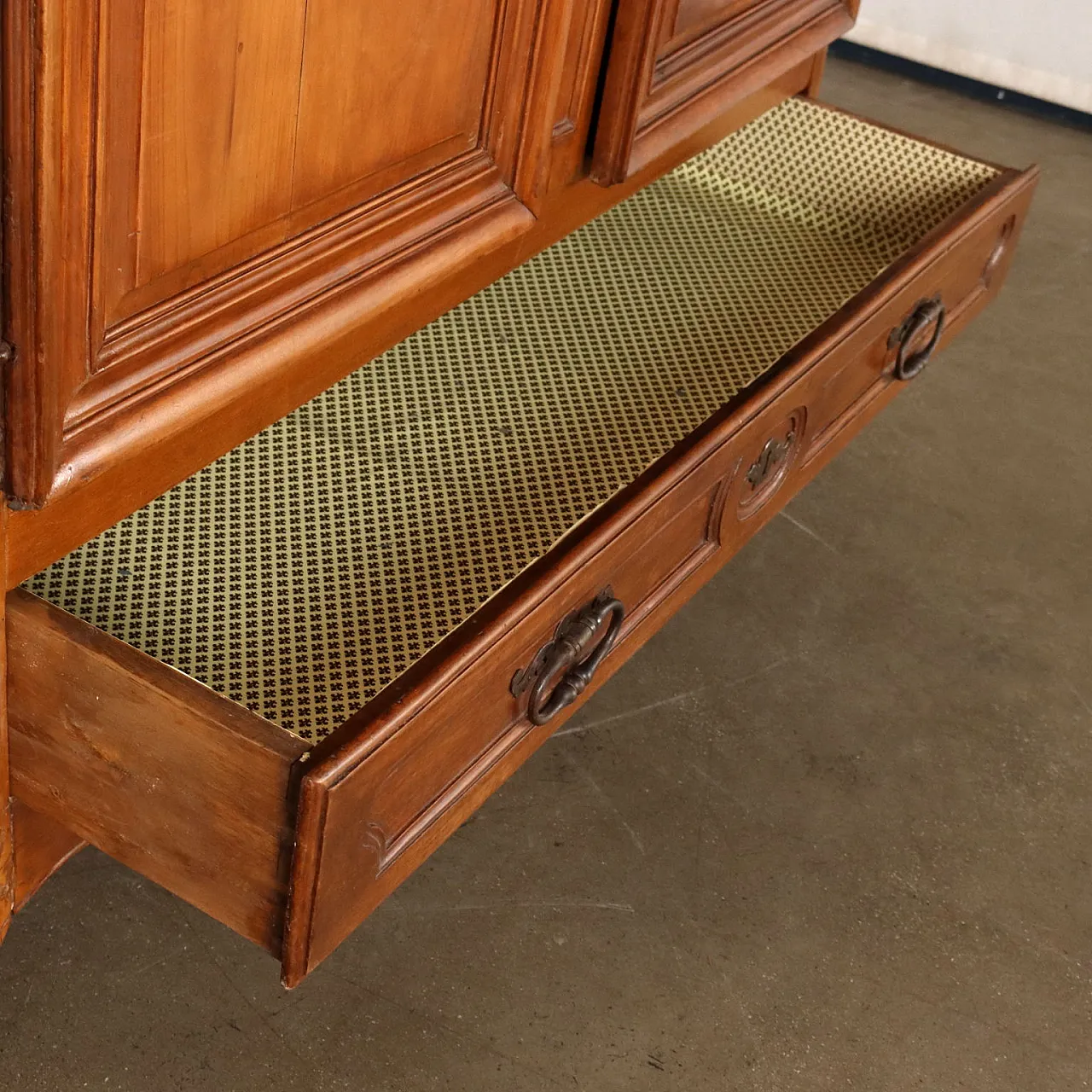 Provençal two-door cherry wardrobe, 18th century 7
