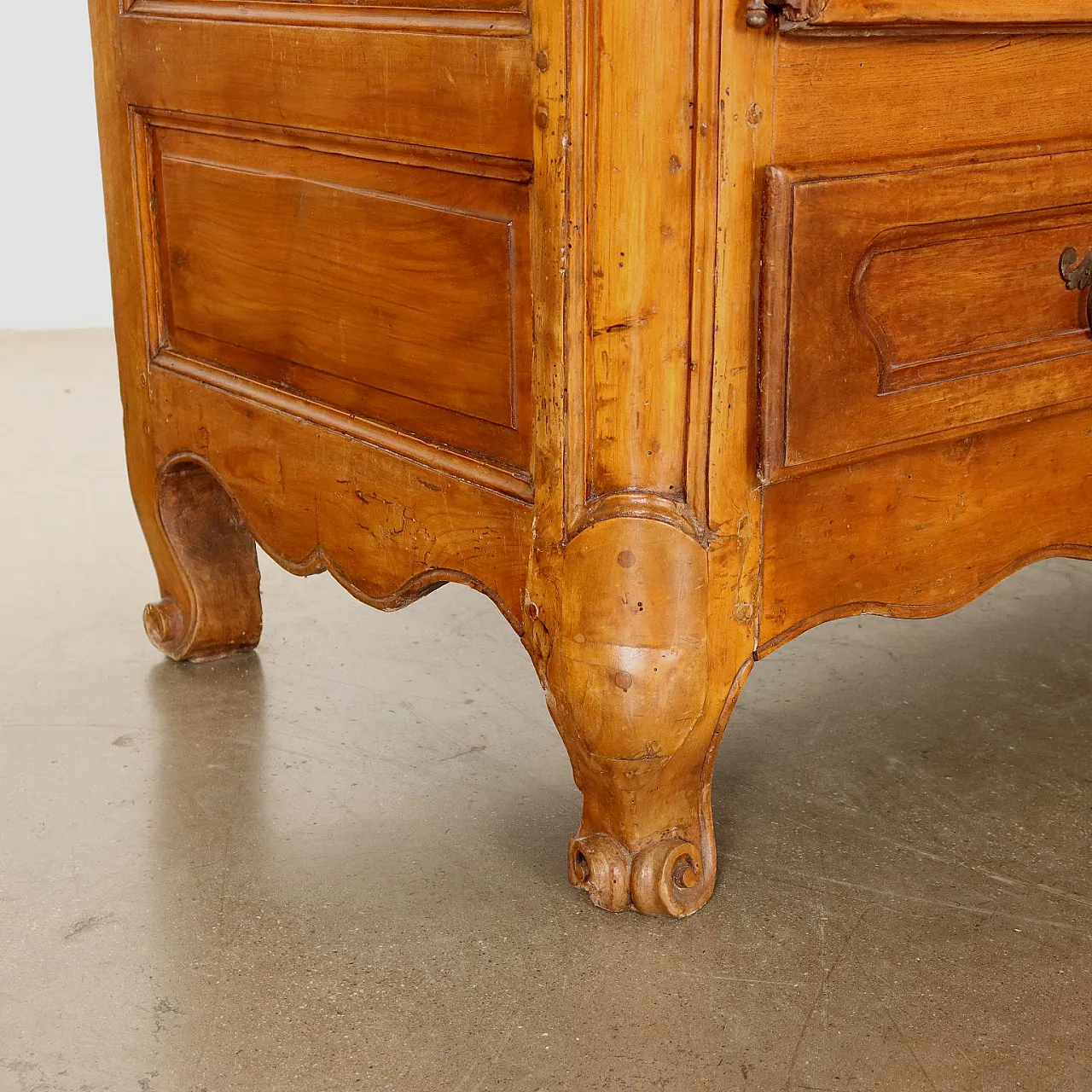 Provençal two-door cherry wardrobe, 18th century 10