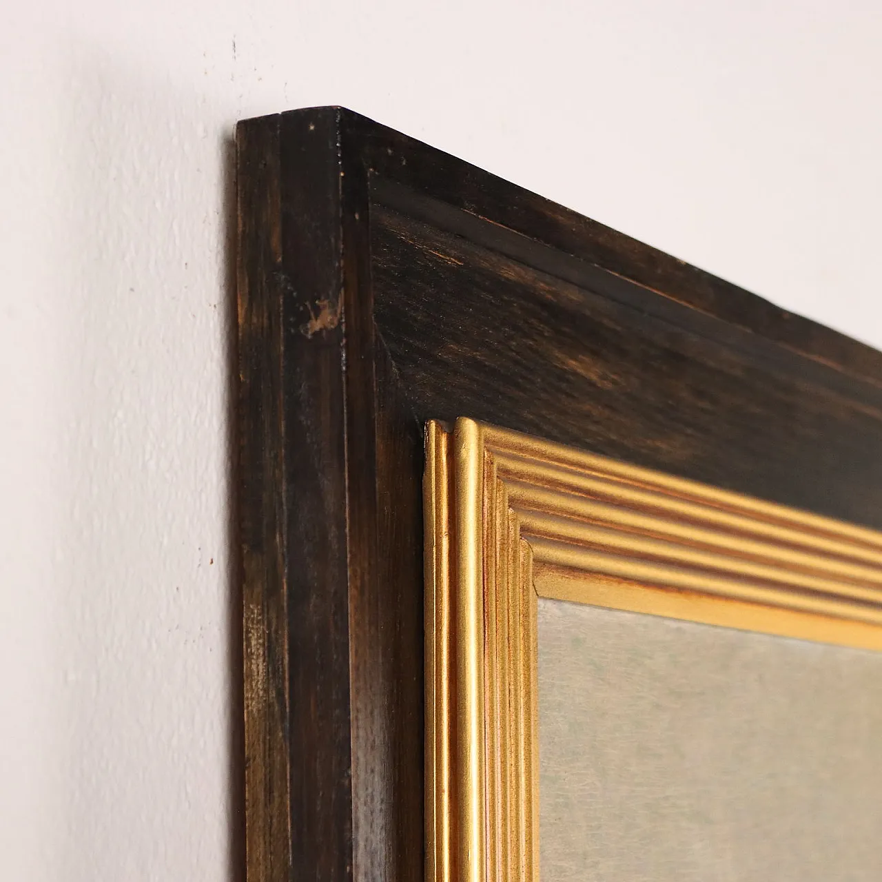 Landscape with River by Cesare Maggi, oil on canvas, 20th century 9