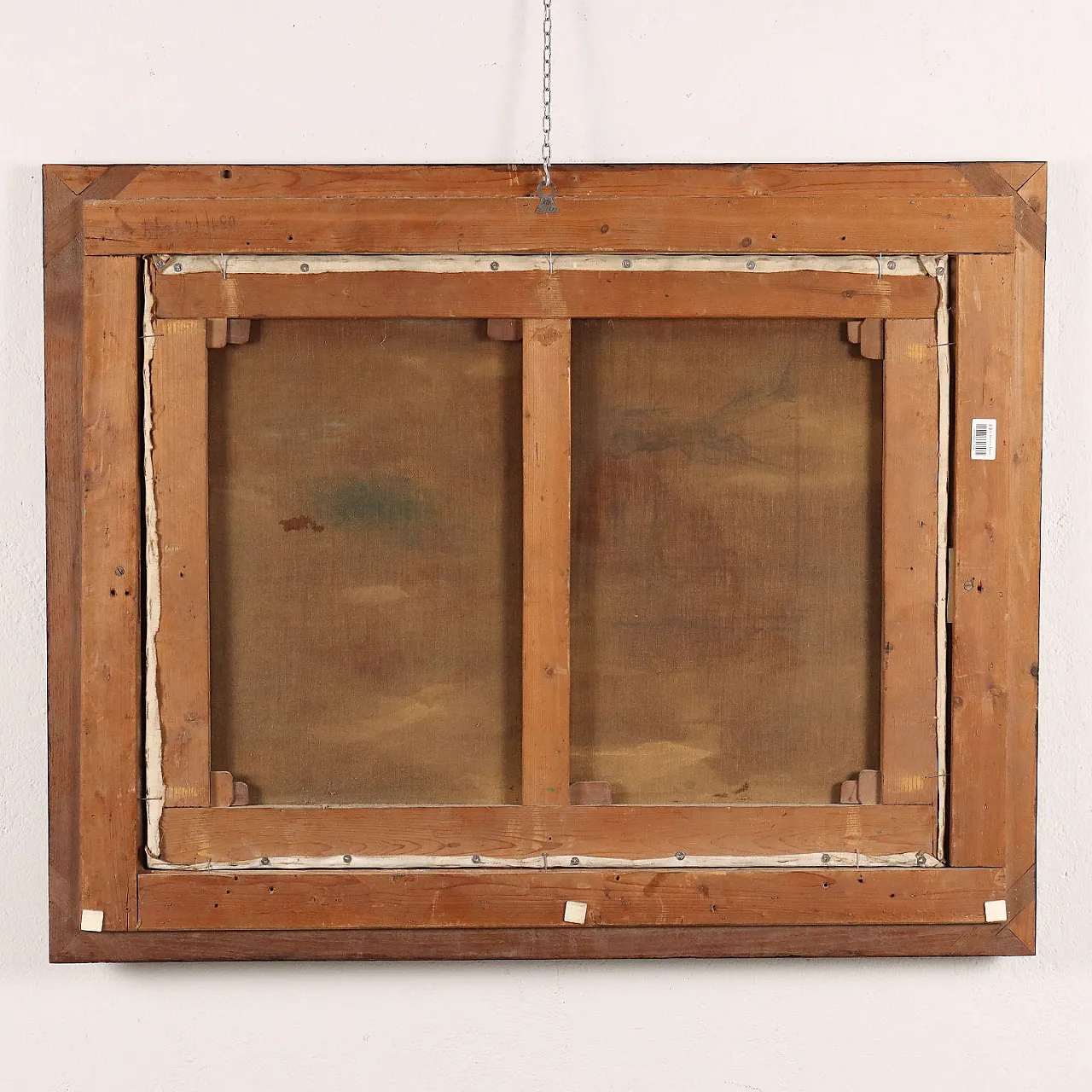 Landscape with River by Cesare Maggi, oil on canvas, 20th century 10