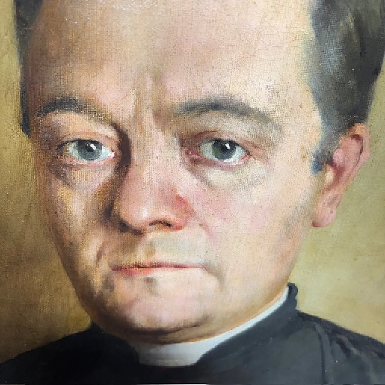 Portrait, oil painting on canvas, 19th century 4