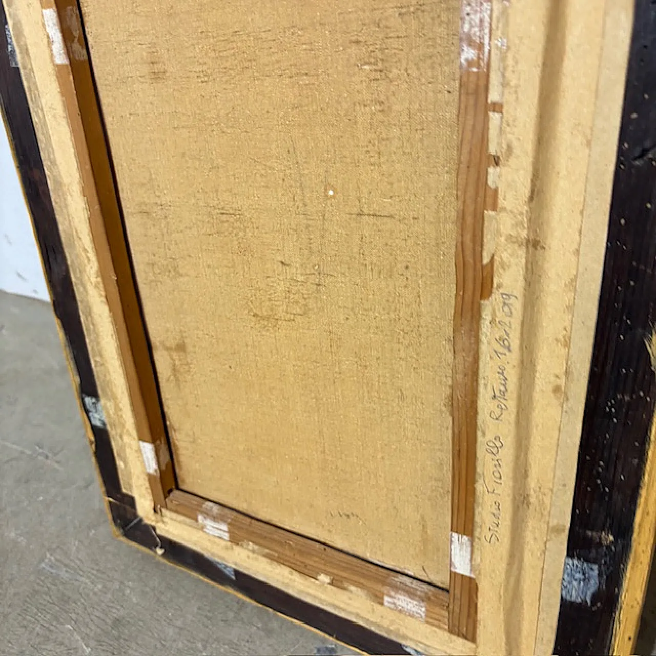 Portrait, oil painting on canvas, 19th century 6