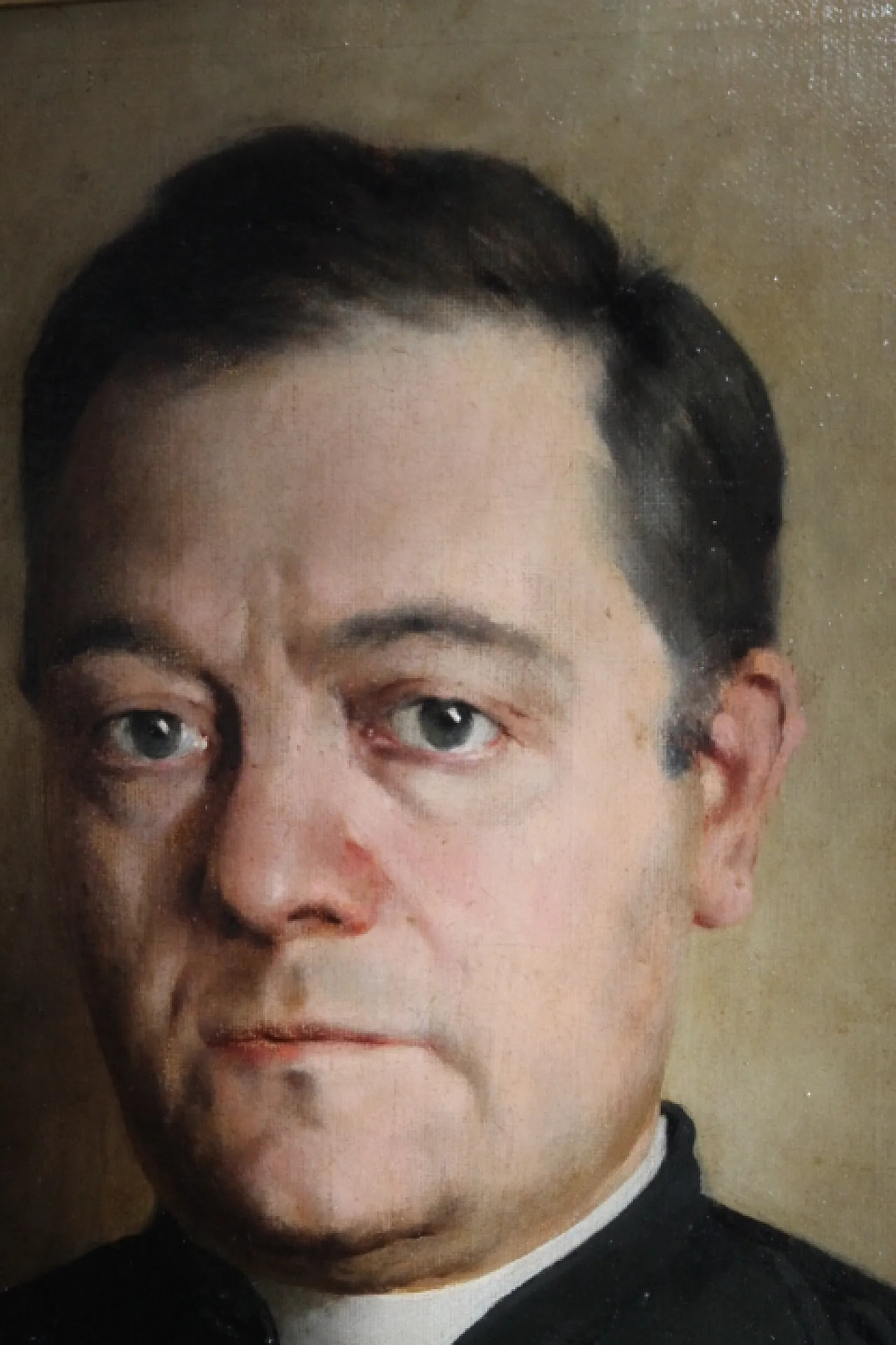 Portrait, oil painting on canvas, 19th century 7