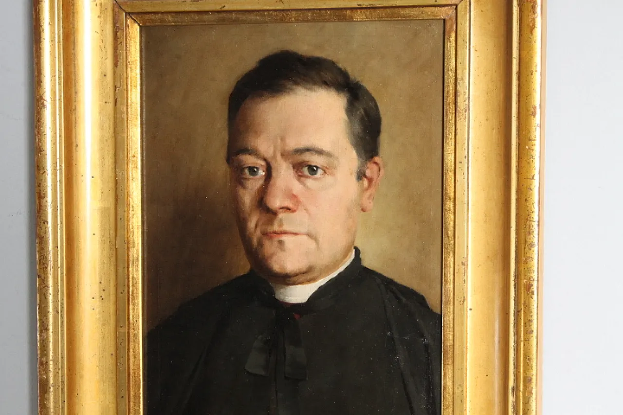 Portrait, oil painting on canvas, 19th century 9