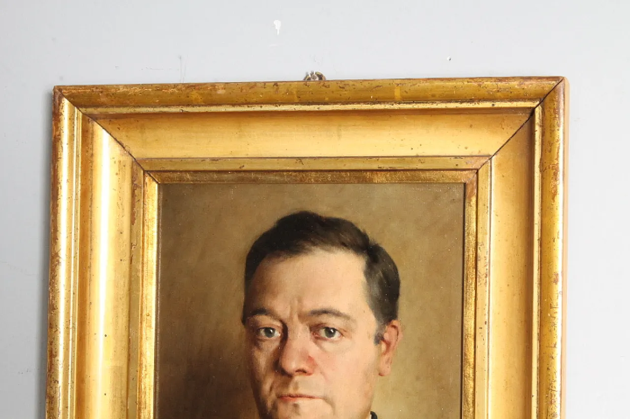 Portrait, oil painting on canvas, 19th century 10