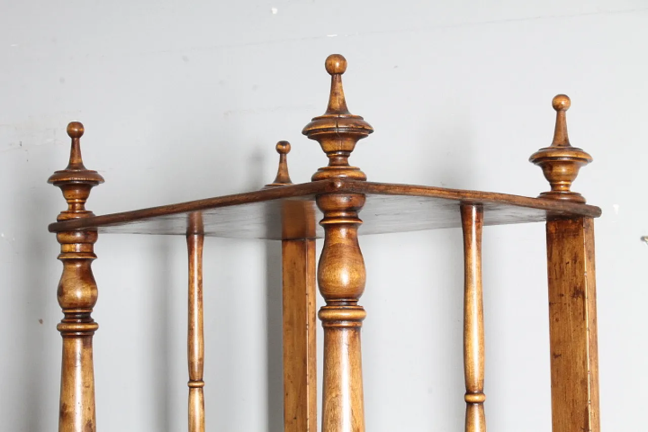 Louis Philippe bookcase in solid walnut, 19th century 5