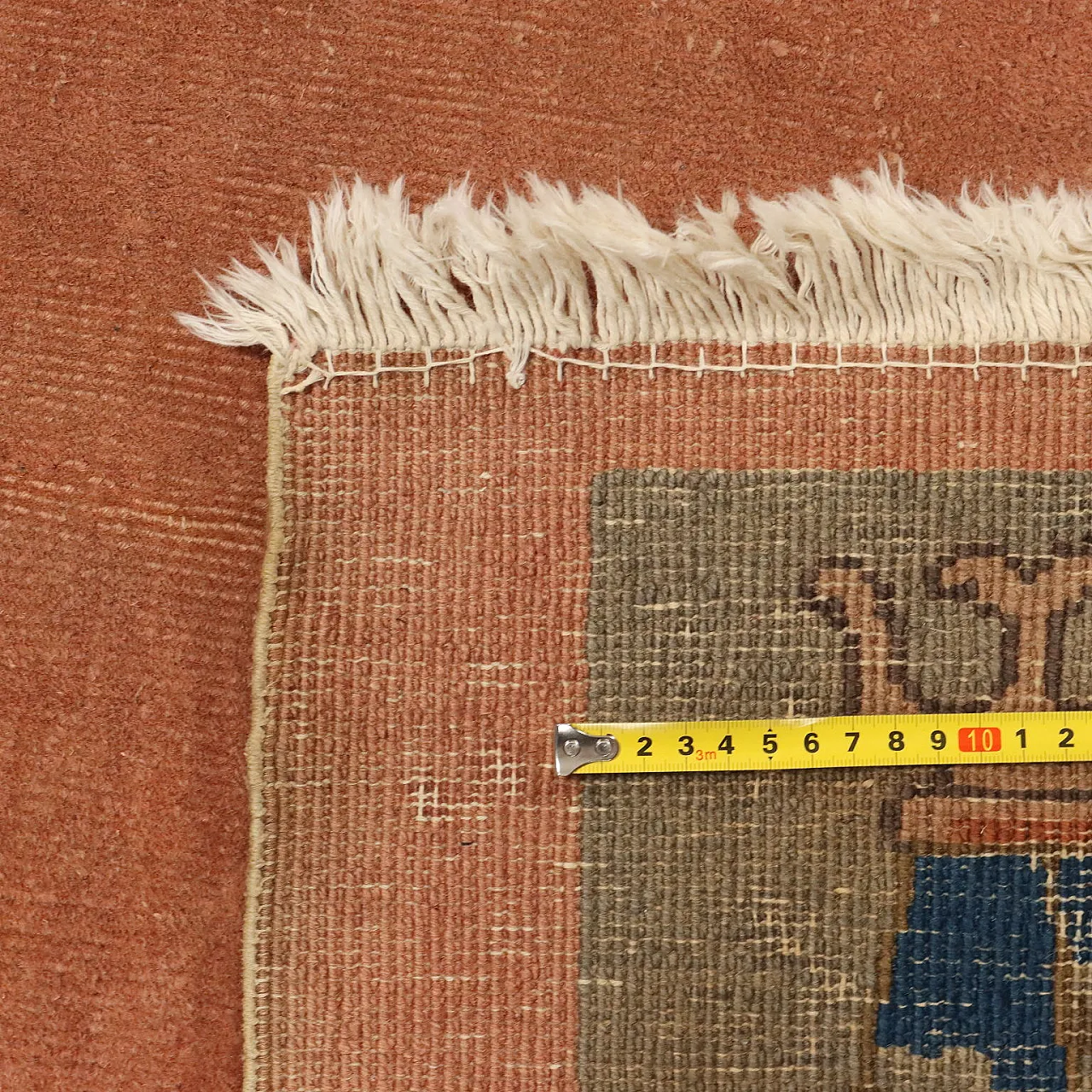 Tappeto Pechino in cotone e lana, nodo grosso, realizzato a mano, '900 8