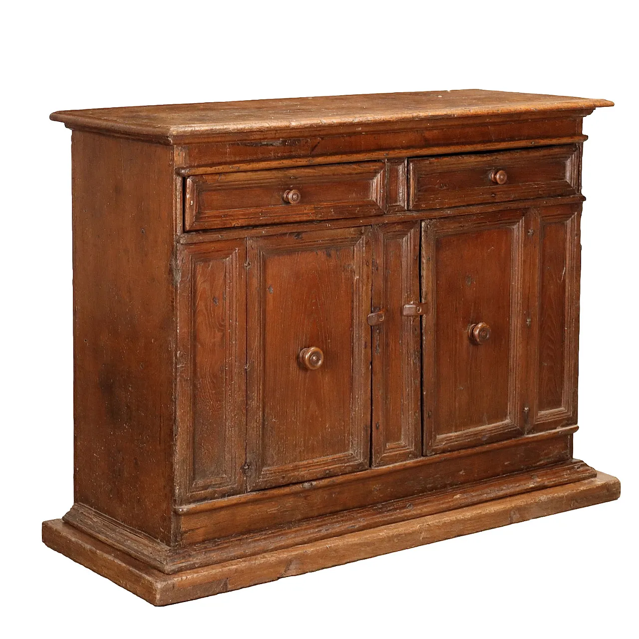 Chestnut sideboard on footboard, early 17th century 1