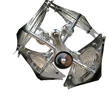 Suspension Space Age lamp, 70s