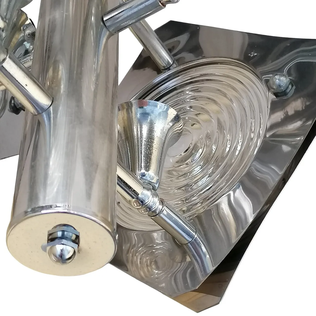 Suspension Space Age lamp, 70s 5