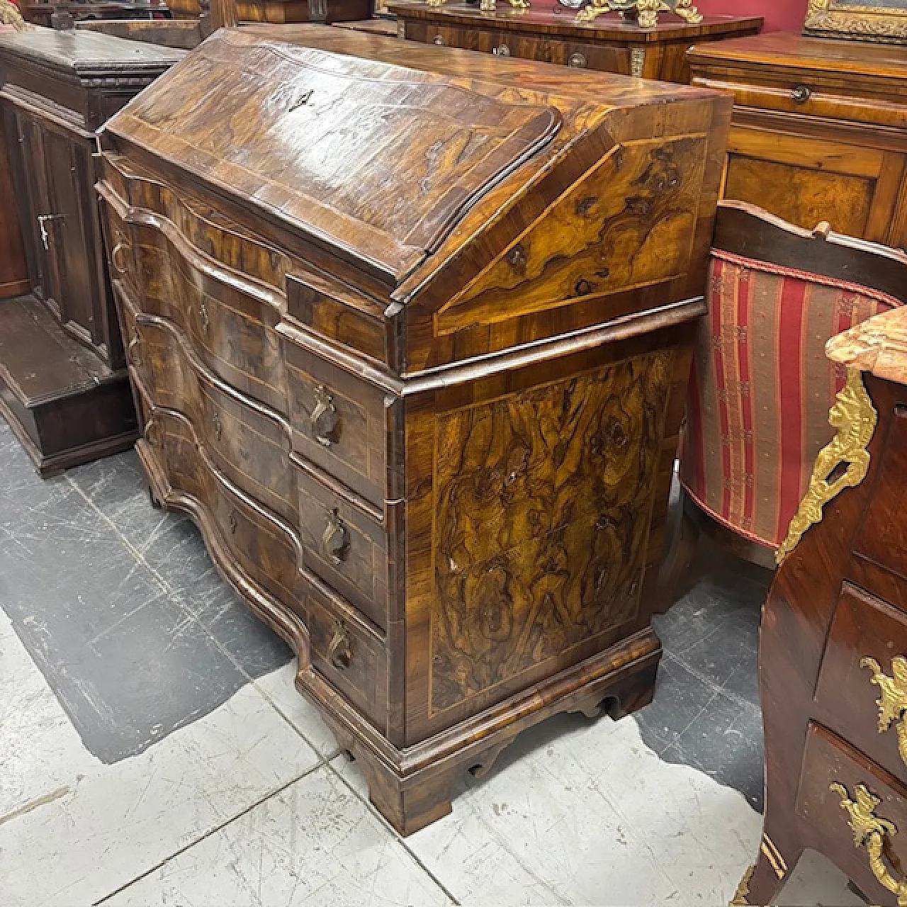Veneered and inlaid moving flap, 18th century 4