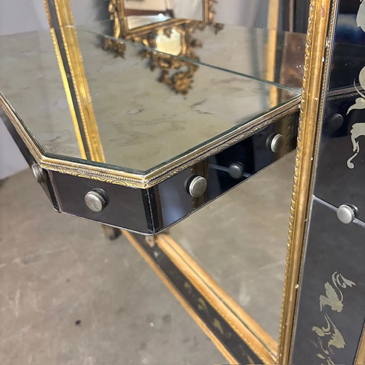 Specchio da terra/parete di Murano, anni '60 3