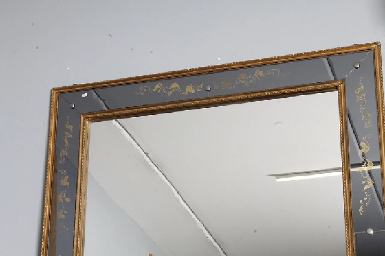 Specchio da terra/parete di Murano, anni '60 9