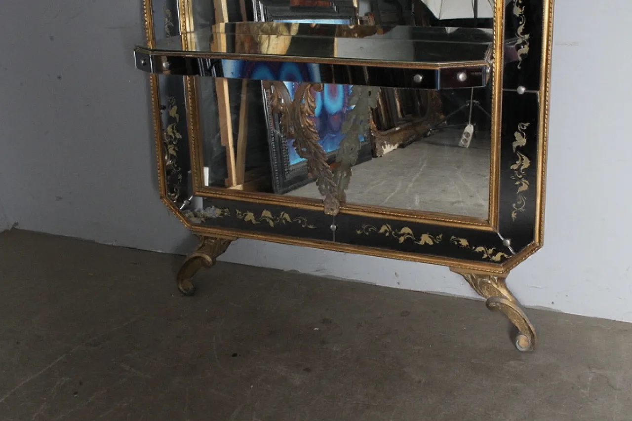 Specchio da terra/parete di Murano, anni '60 13