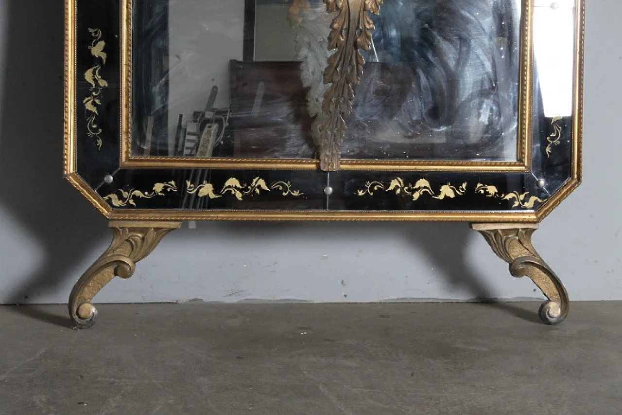 Specchio da terra/parete di Murano, anni '60 14