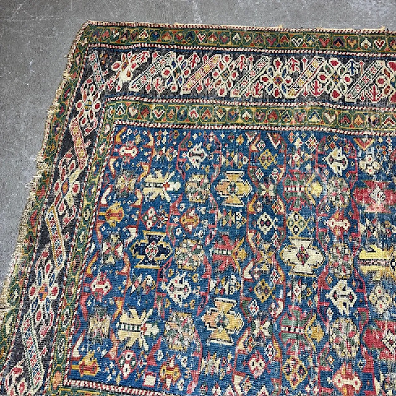 Caucasian prayer rug - Shirvan, 19th century 3