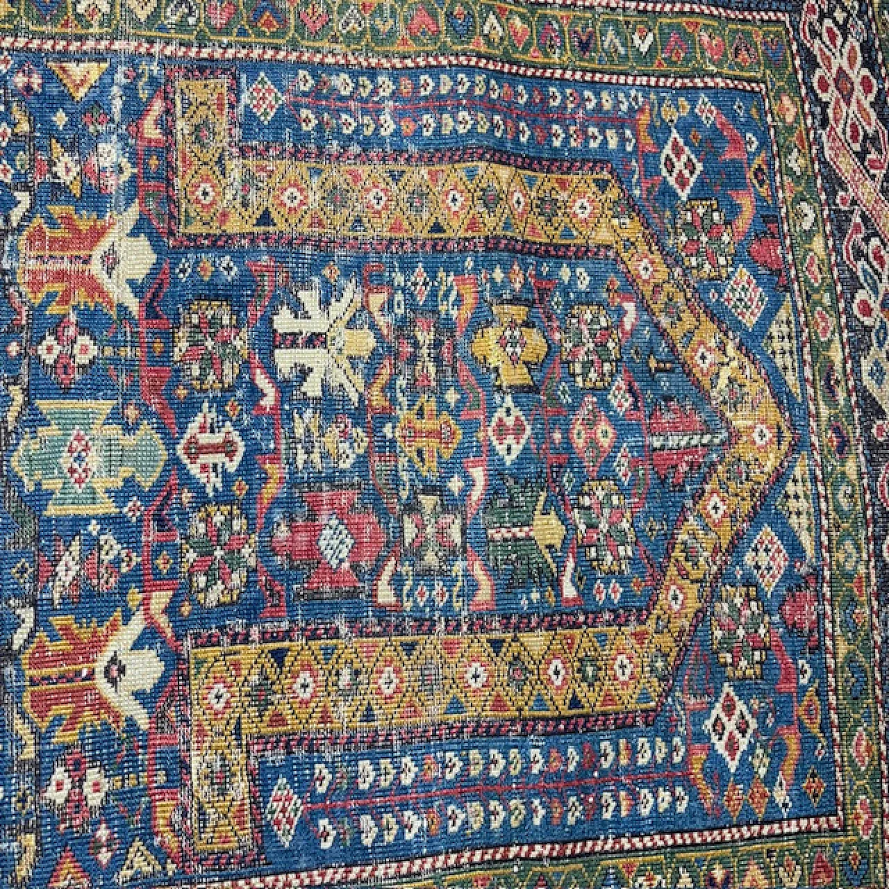 Caucasian prayer rug - Shirvan, 19th century 7