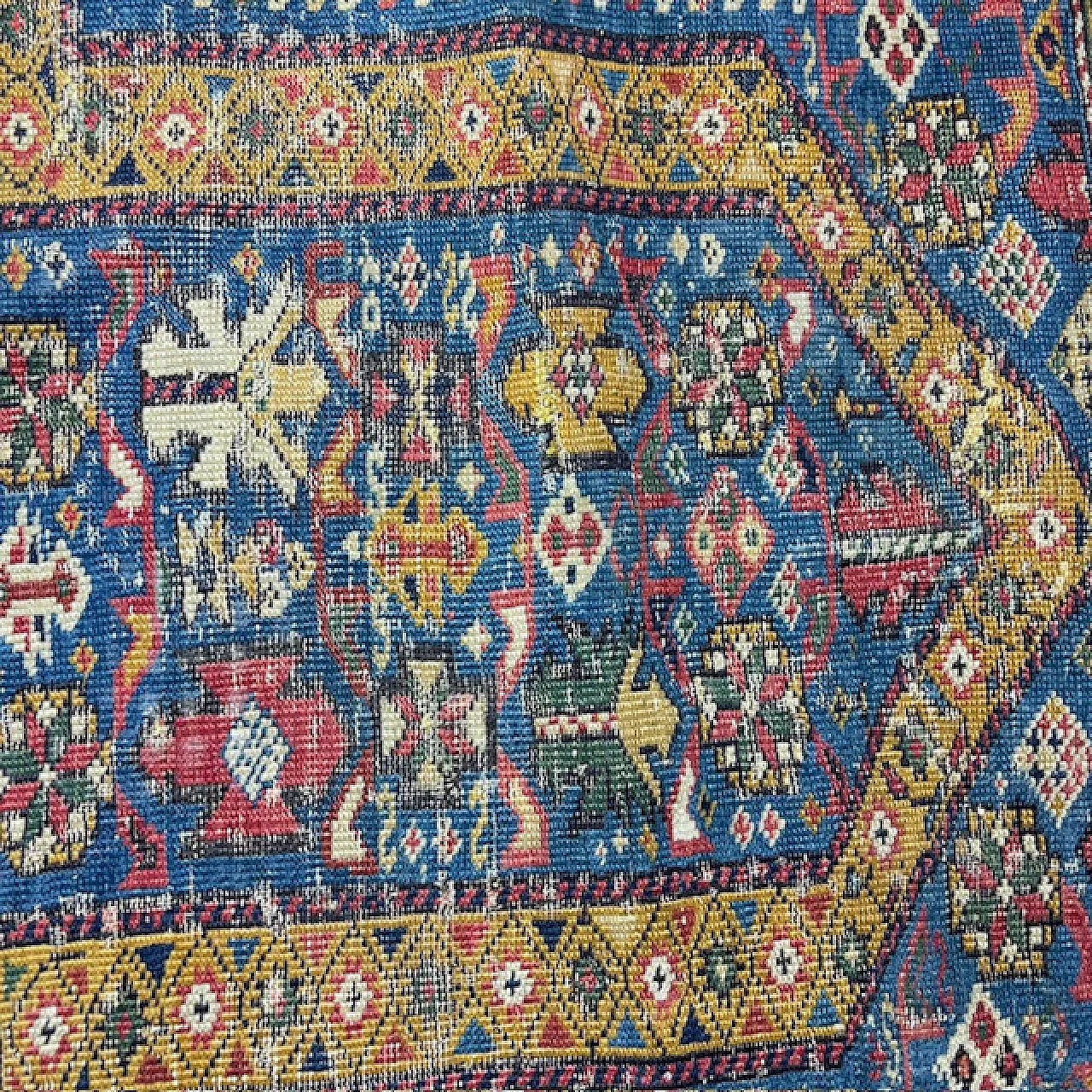 Caucasian prayer rug - Shirvan, 19th century 8