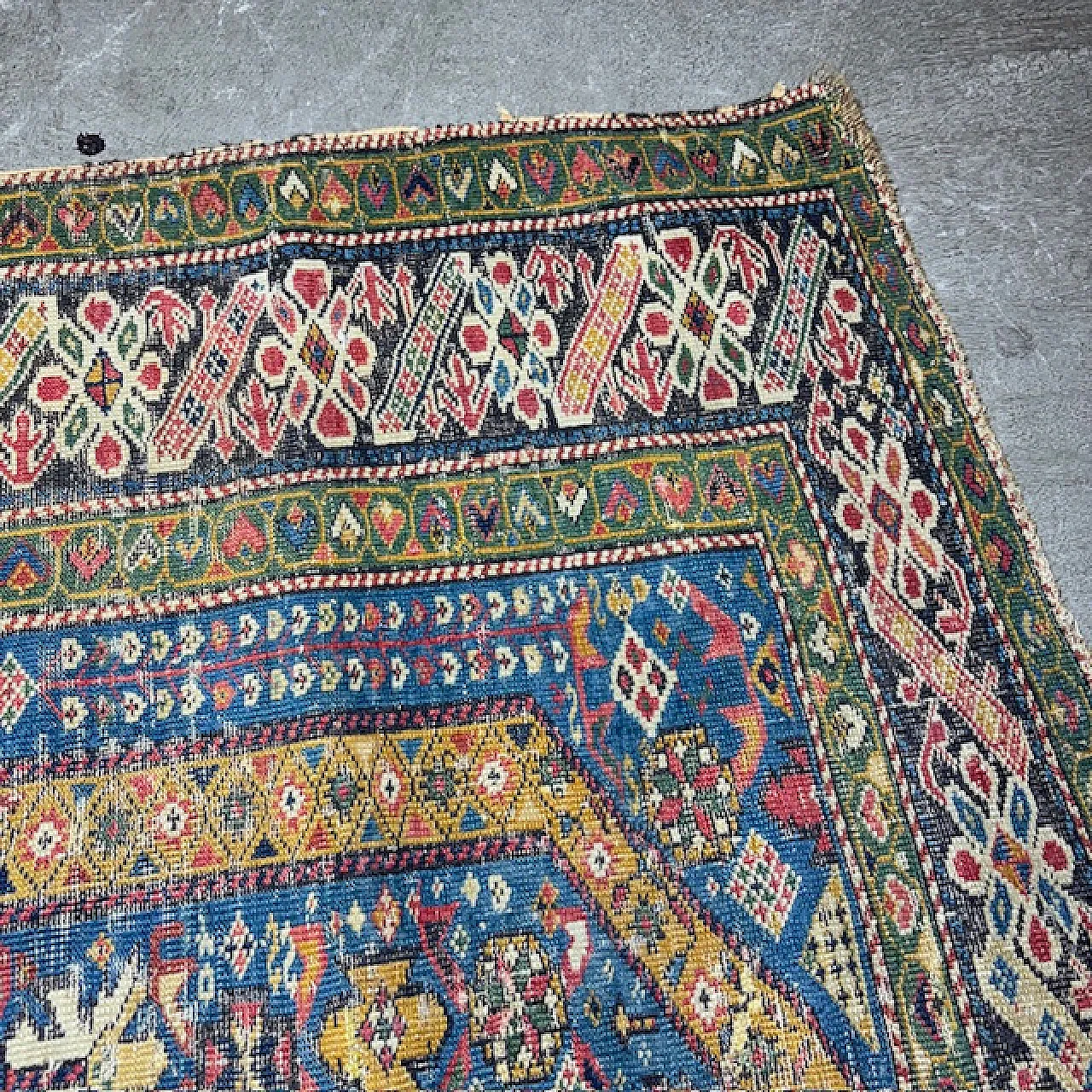 Caucasian prayer rug - Shirvan, 19th century 9