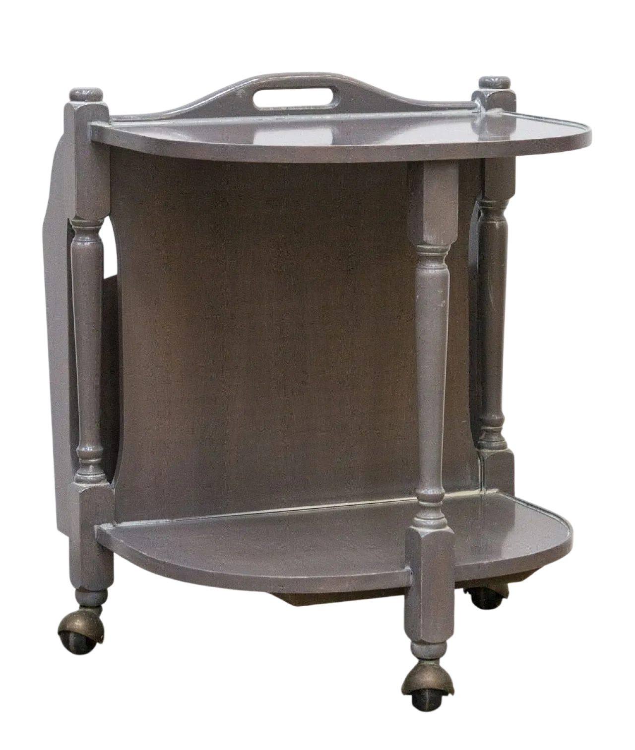 Wooden Trolley with Magazine Rack, 90s 20