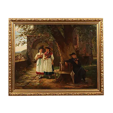 Dipinto olio su tela, '900