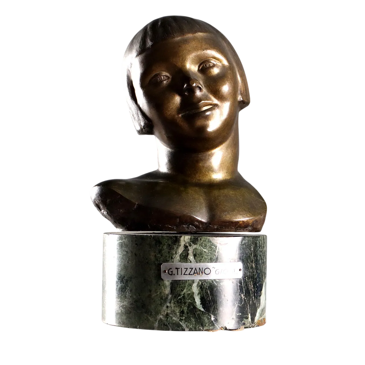 Scultura in bronzo su base in marmo, '900 9