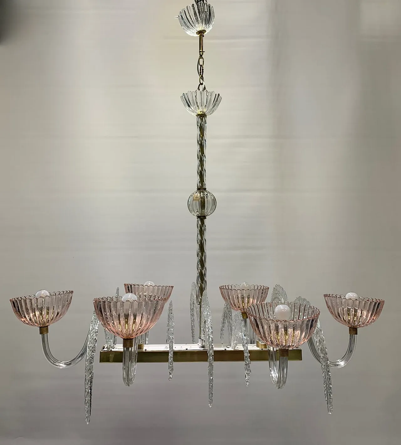 Lampadario pendente di Seguso, '900 1