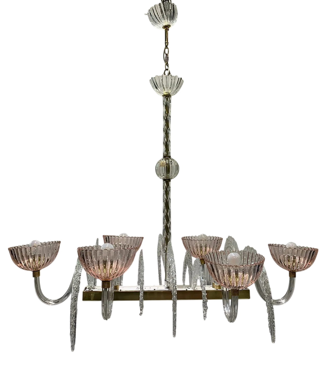 Lampadario pendente di Seguso, '900 4