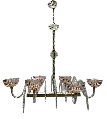 Lampadario pendente di Seguso, '900