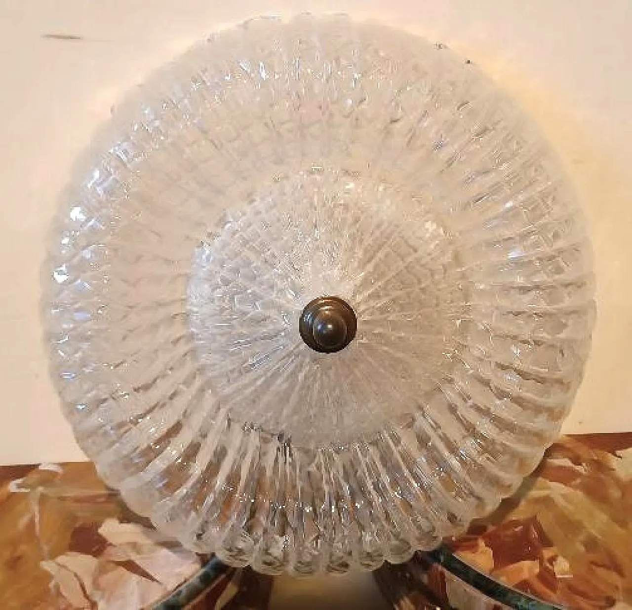 Murano glass ceiling light from Barovier and Toso, 1950s 2