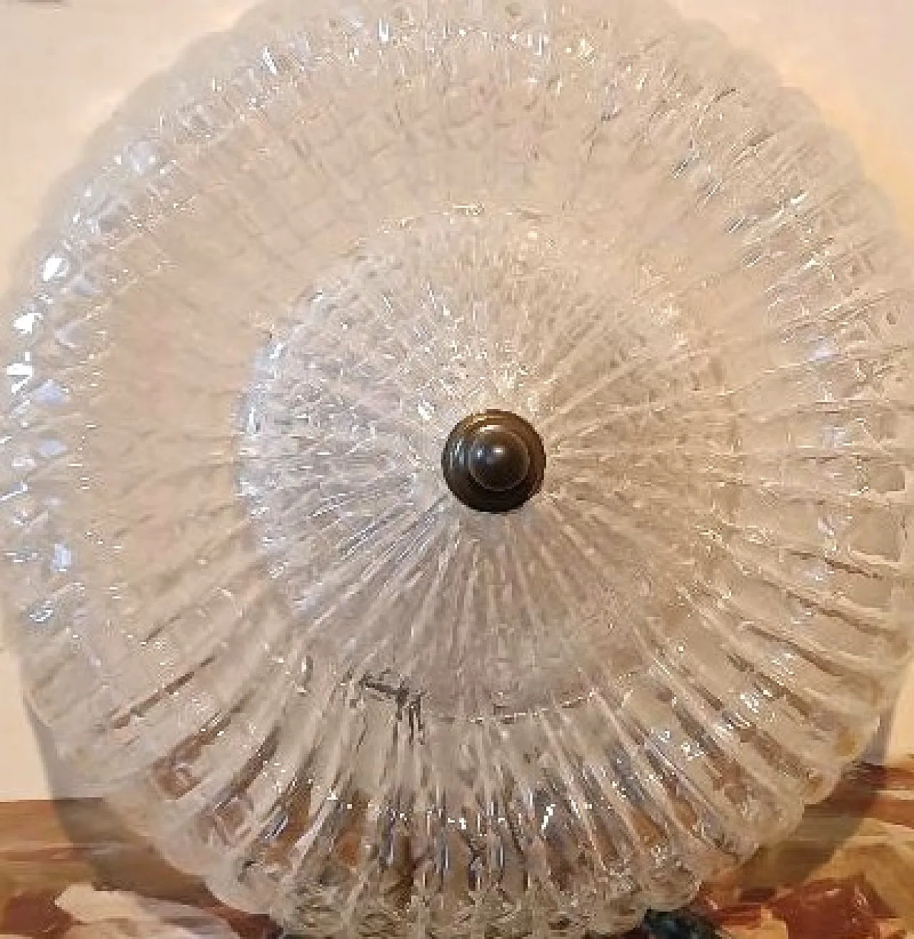 Murano glass ceiling light from Barovier and Toso, 1950s 3