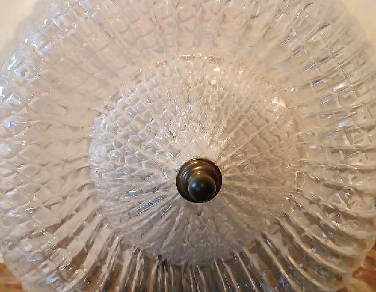 Murano glass ceiling light from Barovier and Toso, 1950s 4