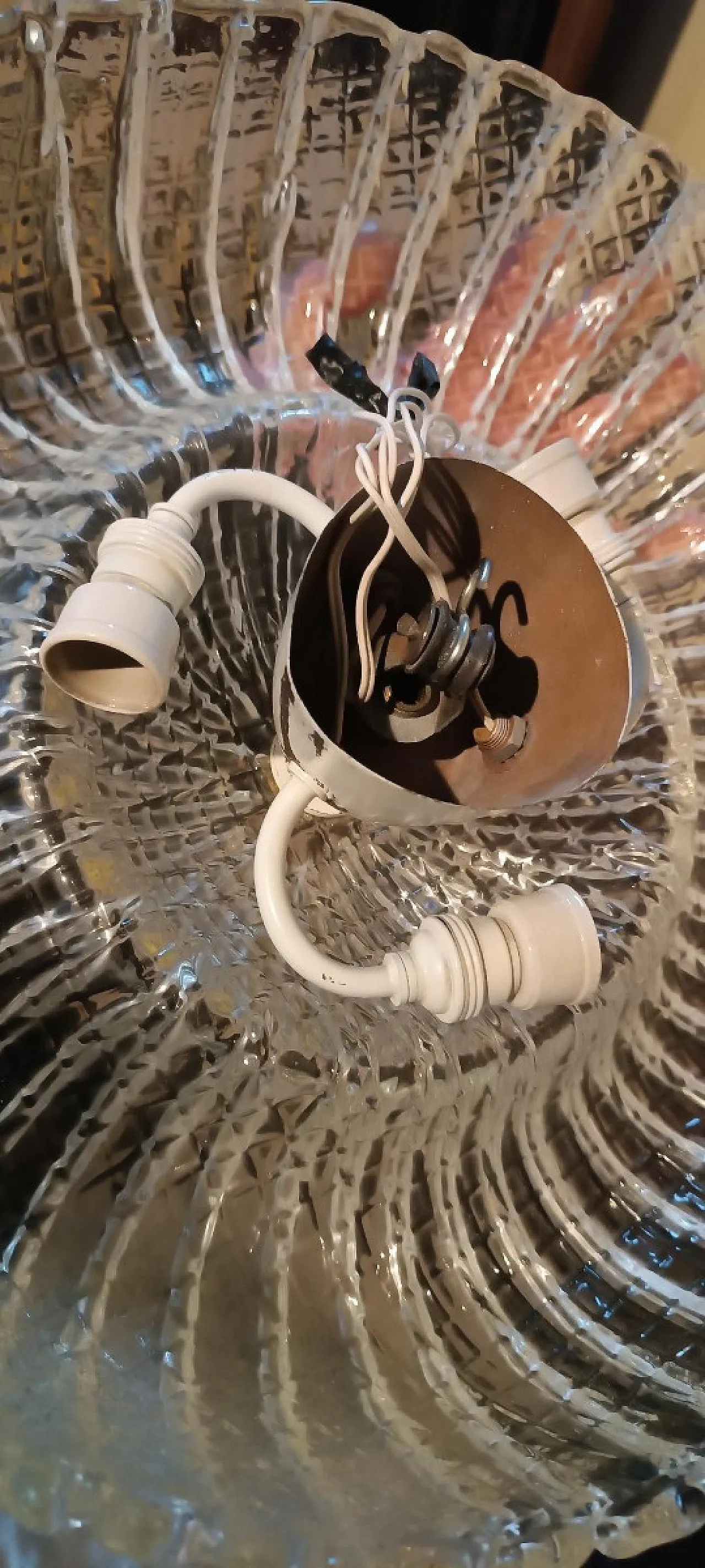 Murano glass ceiling light from Barovier and Toso, 1950s 7