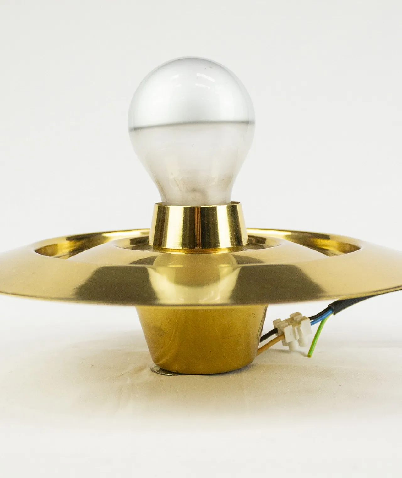 5 Gold-plated ceiling lamps, late 20th century 4