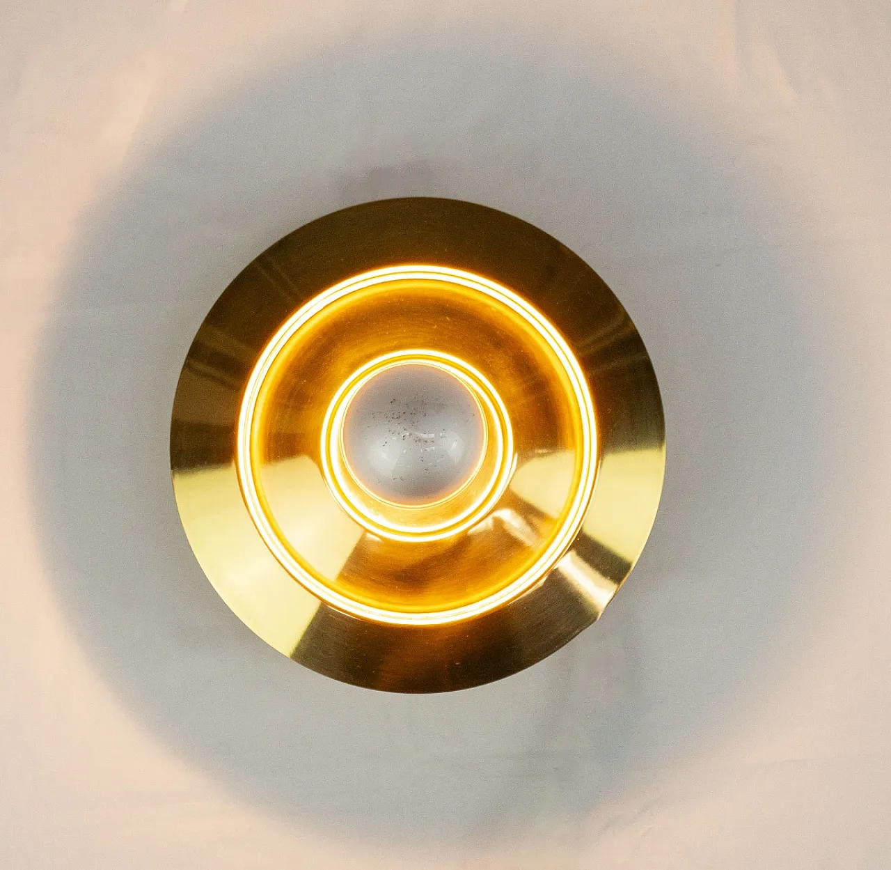 5 Gold-plated ceiling lamps, late 20th century 7